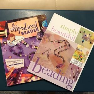 Set of Two Jewelry Beading Instruction Books